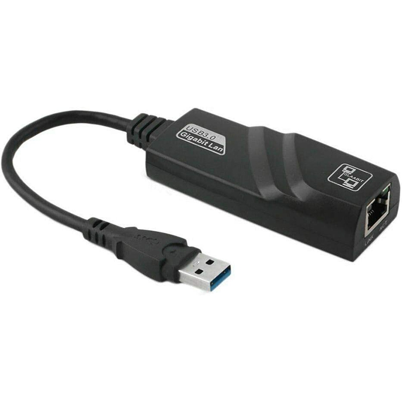 Wholesale USB 3.0 10 / 100 / 1000Mbps Ethernet Adapter for Laptops, Plug and play (Black) - USB 3.0 1000 Mbps