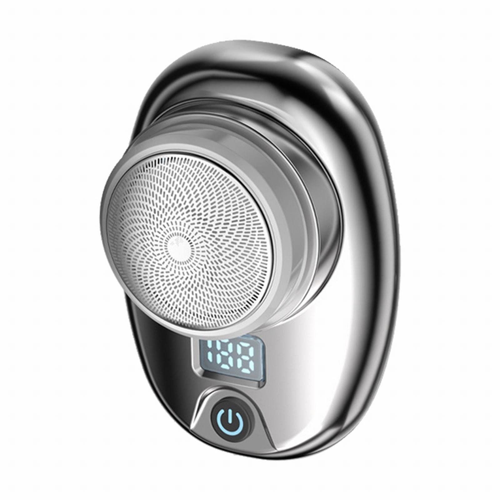 Wholesale Portable Digital Razor Mini Washable Electric Shaver (Bright Sil