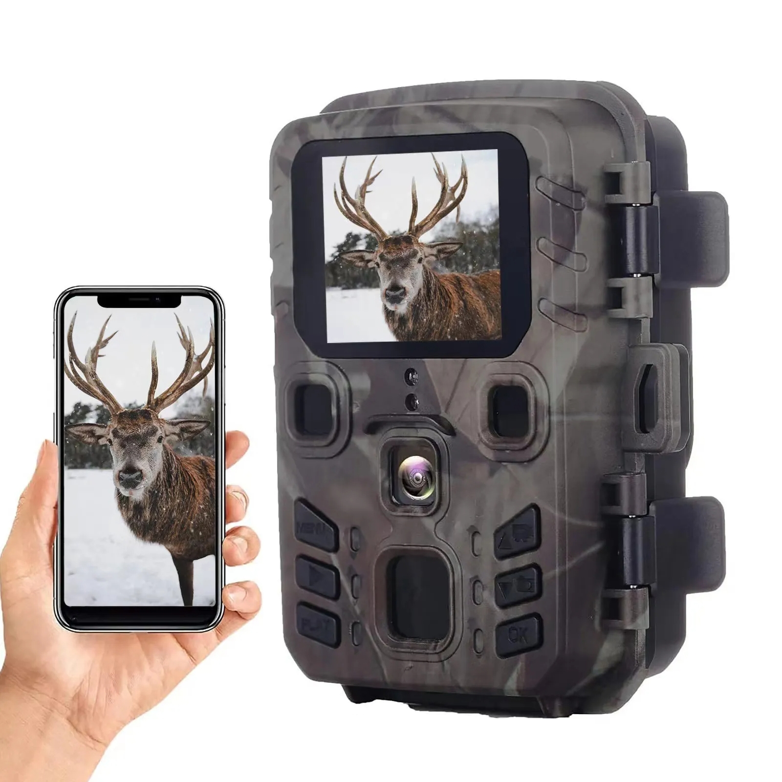 Wholesale WiFi301 24MP+1296P WIFI+Bluetooth Infrared Night Vision Tracking Hunting Camera